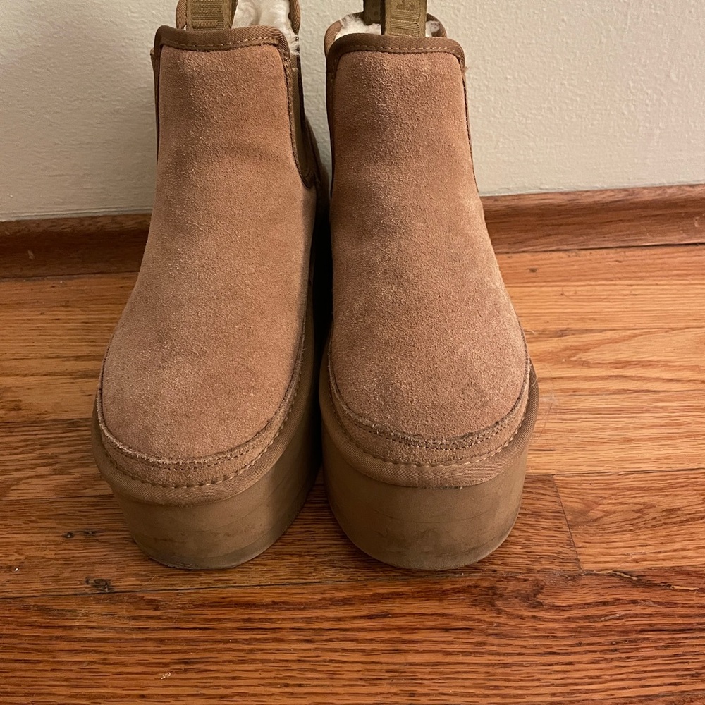 UGG Tan Ankle Boots